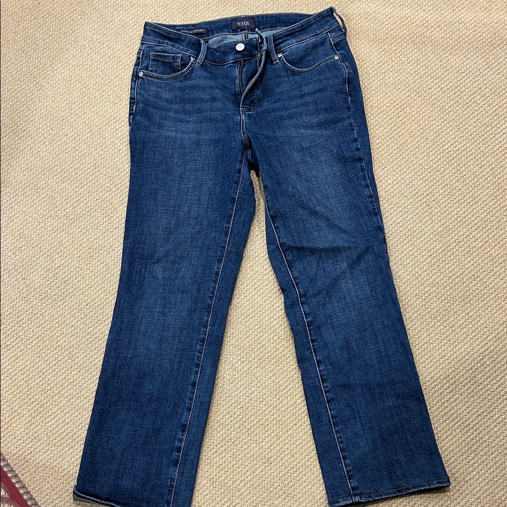 NYDJ Dark Indigo Straight Leg Jeans
